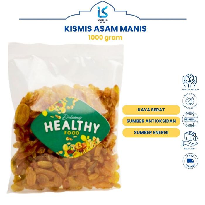 

Kismis Asam Manis 1 Kg Golden Raisin