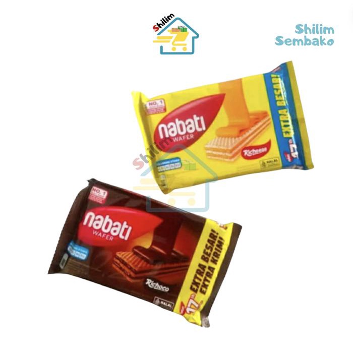 

WAFER NABATI KEJU COKLAT 1 DUS ISI 60 PCS NABATI ECERAN 2000 MURAH EXP AMAN