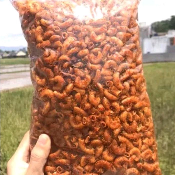 

500gr_ makroni kriuk-kriuk pedas daun jeruk Cemilan Food Makaroni