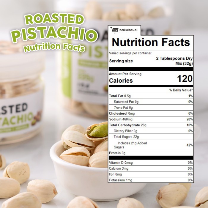 

Kacang Pistachio Panggang Renyah Premium Original Pistachios Roasted
