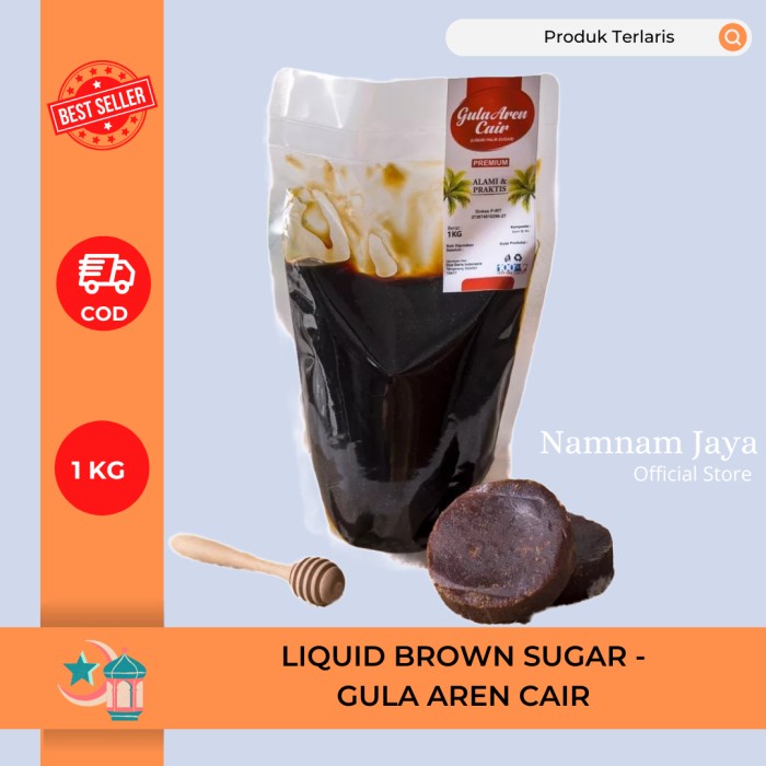 

Gula Aren Cair Murni 1Kg / Palm Sugar / Gula Aren Cair Asli 100%