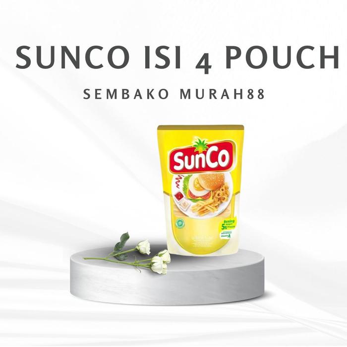 

ABN07 - MINYAK SUNCO KEMASAN 2 LITER ISI 4 POUCH