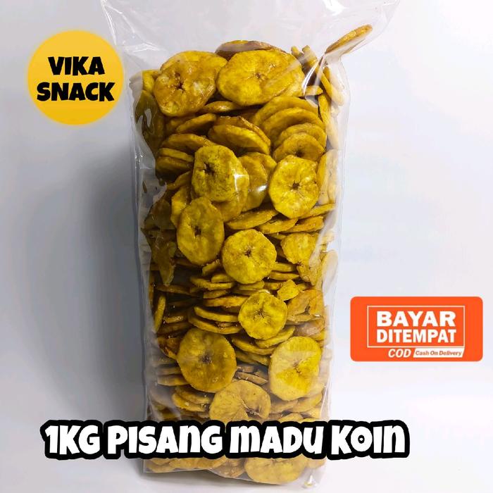 

1KG Kripik Pisang Madu Bentuk Koin