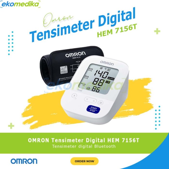 Tensimeter Digital Omron HEM 7156 T - Tensi Meter Digital Omron 7156T