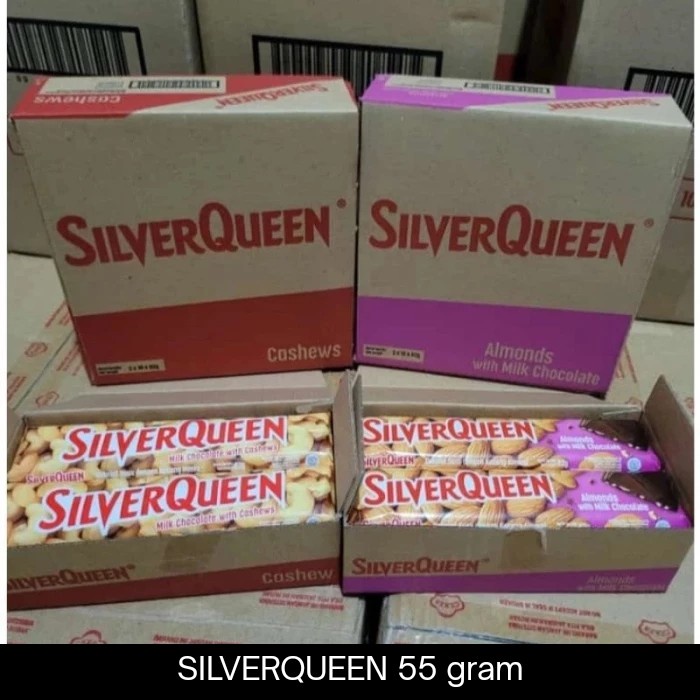 

Silverqueen 65 gram 1 box (isi 10 pcs)
