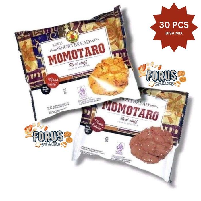 

MOMOTARO SHORTBREAD ISI 30 PCS Kukis by AOKA VIRAL SEMUA VARIAN RASA SNACK COOKIES TERMURAH