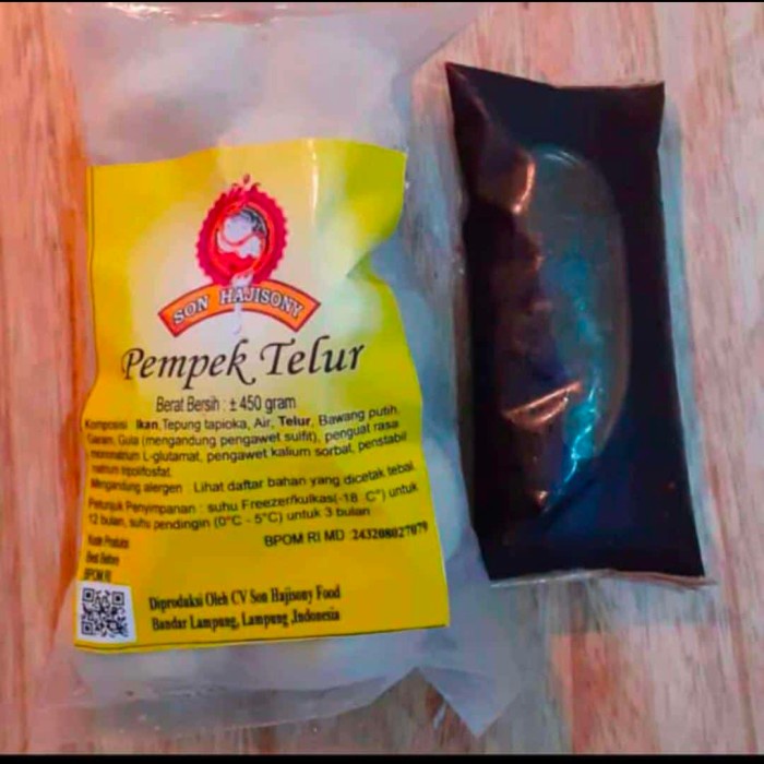 

Pempek Telur Son Haji Sony Lampung Plus Cuko