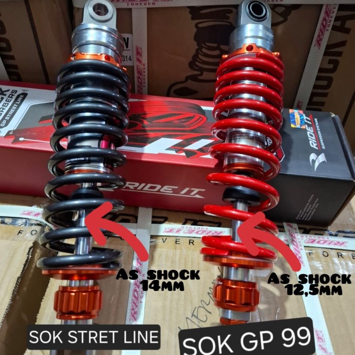 Shockbreaker Ride it GP Street Line Mio beat Vario Klik Rebound Fungsi