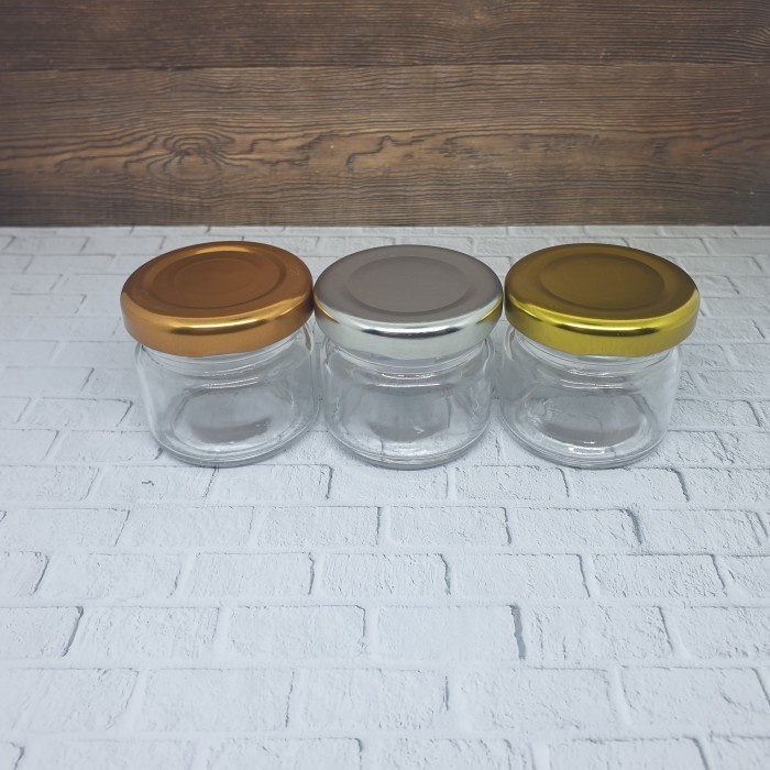 (BestSeller) BOTOL MINI 25 ML / JAR KACA 25ML / SELAI / MADU / BUMBU / SAFRON