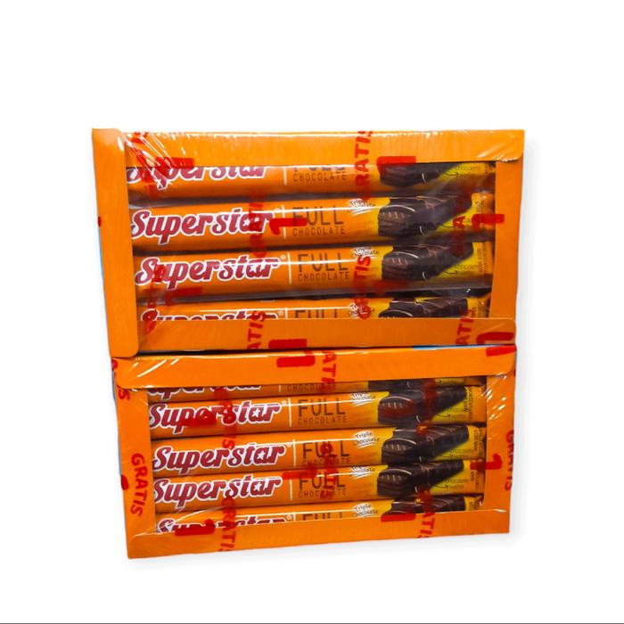 

terbaru !!! superstar triple chocolate 12,5gram per dus isi [ 8x20 ] snack better ready