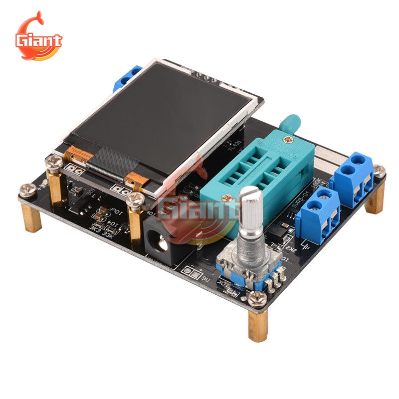 GM328A Transistor Tester ESR LCR Capacitor Capacitance Diode Voltage PWM Frequency Meter Multimeter 