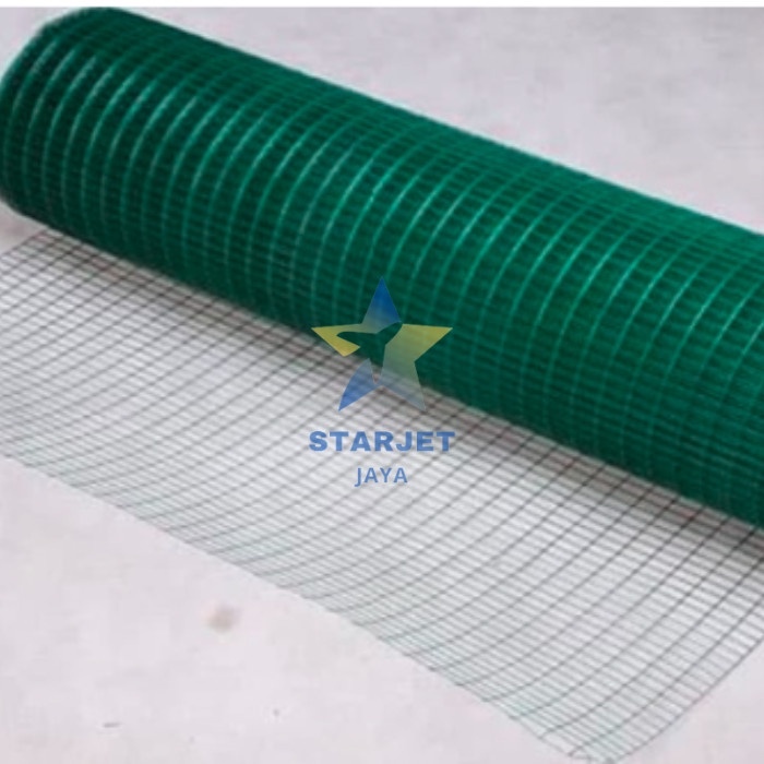 Promo Pagar Jaring Kawat Ram Loket Pvc Ayakan Hijau Kandang Kurungan Ayam Berkualitas