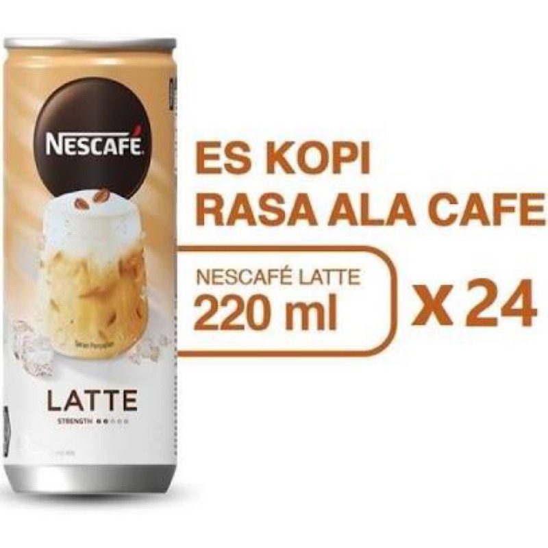 

Promo/ Nescafe Latte 220 Ml Kaleng / Can 1 Dus Karton Isi 24 Pcs {Terbaru/Terlaris/Tergcor/Kekinian}