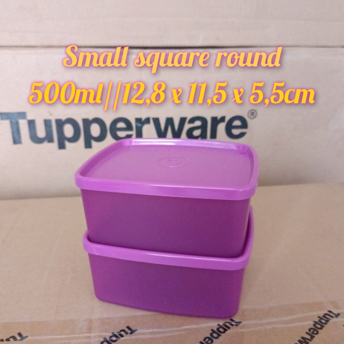 Small Square Round Tupperware//Small Summer Tupperware Produk Unggulan