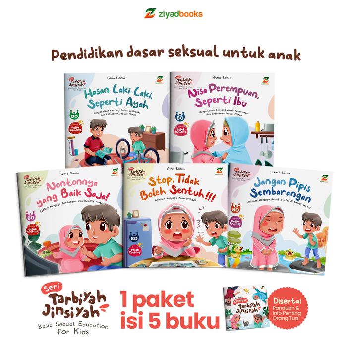 

Promo (Isi 5 Buku) Buku Cerita Anak Islam Seri Tarbiyah Jinsiyah Pendidikan Seksual Dasar Bagi Anak