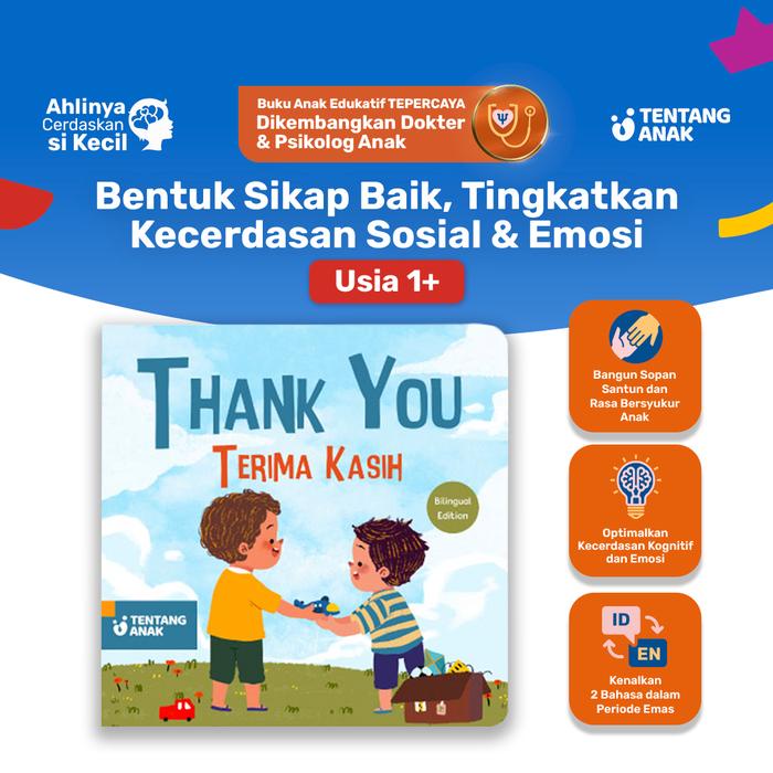 

Promo Tentang Anak - Bilingual Boardbook Thank You L Terima Kasih Buku Cerita Anak Bahasa Inggris