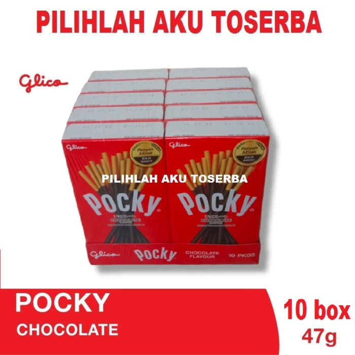 

GLICO POCKY REGULAR PACK CHOCOLATE / COKELAT - (HARGA PER 10 BOX)