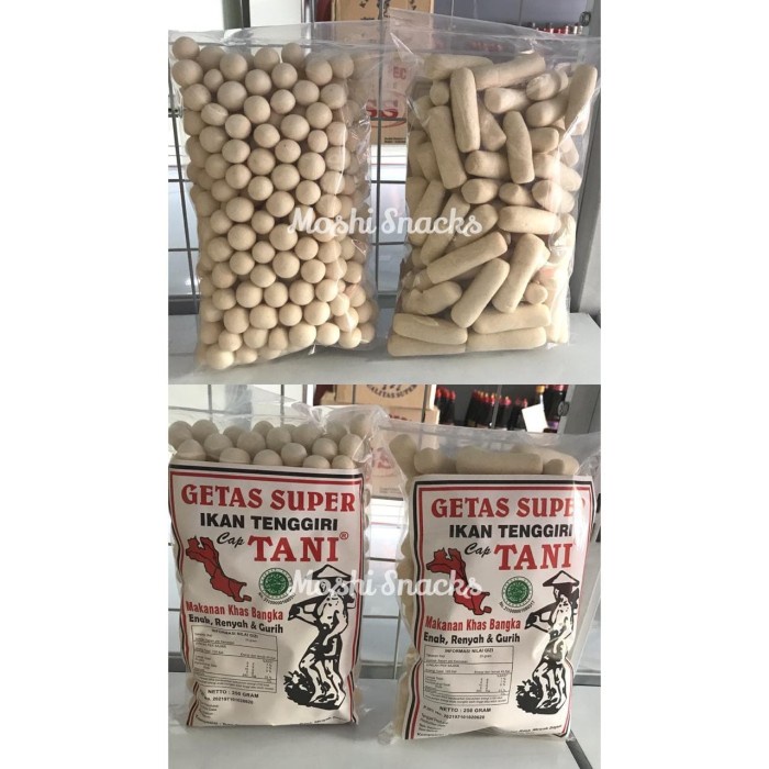 

Getes Panjang Ikan Tenggiri Cap Tani 250gr / Getas Kerupuk Bangka