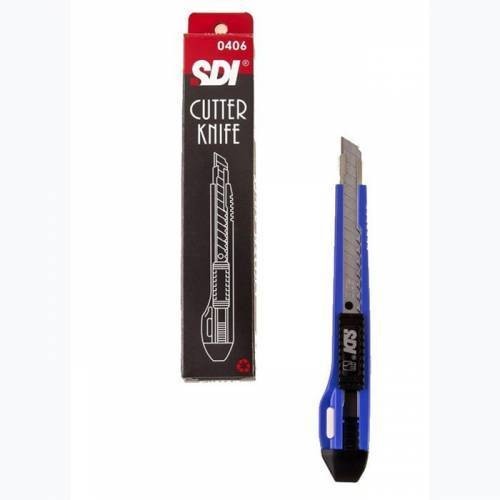 

(BestSeller) Cutter / Pemotong Kertas / Pisau Cutter Merk SDI 0406