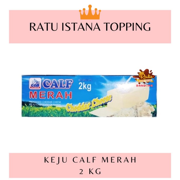 

(BestSeller) KEJU CHEDDAR CALF MERAH 2 KG CHEDDAR CHEESE