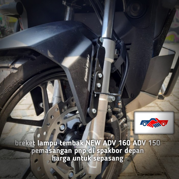 BREKET DUDUKAN LAMPU TEMBAK ADV 150