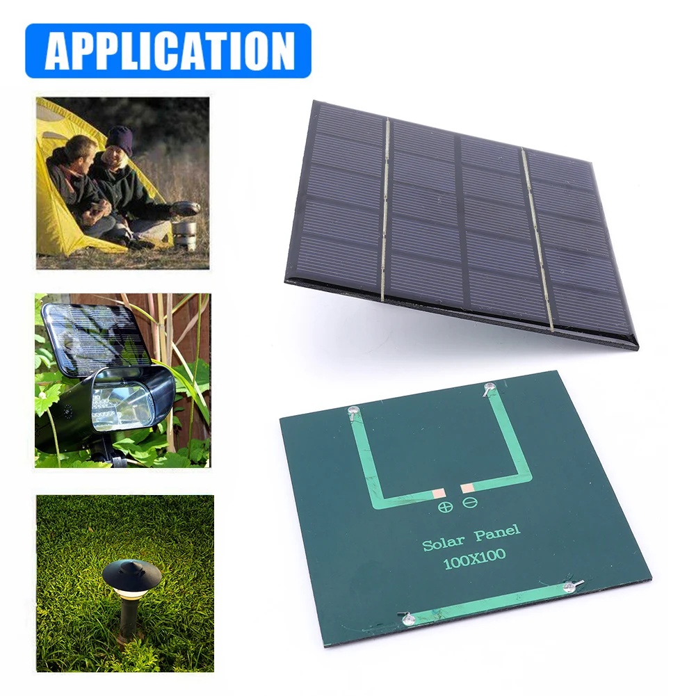 DKSHOP Grosir 3W 5V Portable Solar Panel Solar Charging Panel