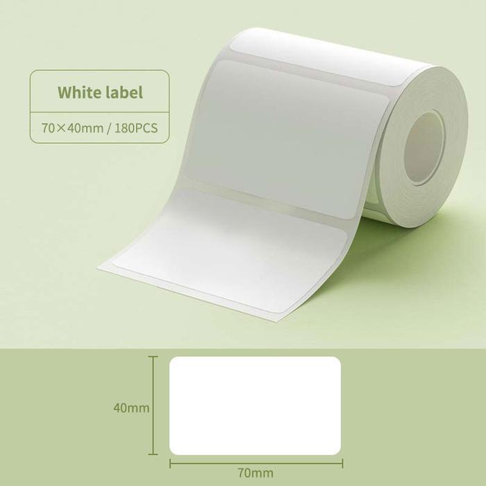 

Viral Niimbot B3S Stiker Label Putih/Warna, 70X40Mm Stiker Termal Tahan Air Dan Tahan Minyak, Cocok