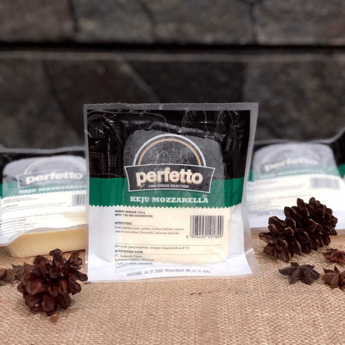 

(BestSeller) Keju Mozarela Perfetto Kemasan Praktis 250 gr