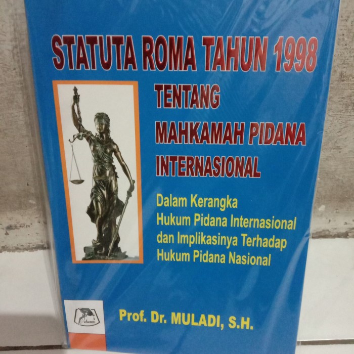 

Ready Stock Statuta Roma Tahun 1998 Tentang Mahkama Internasional Ori Cod
