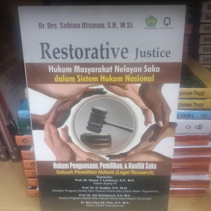 

Barang Terlaris Restorative Justice Hukum Masyarakat Nelayan Saka Dalam Sistem Hukum Cod
