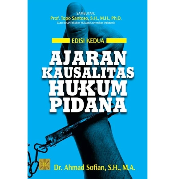 

Diskon Buku Ajaran Kausalitas Hukum Pidana Original Packing Aman