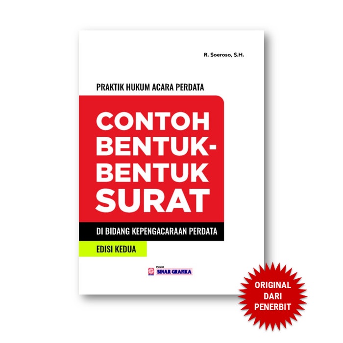 

Promo Contoh Bentuk-Bentuk Surat Di Bidang Kepengacaraan Perdata Edisi Kedua Cod