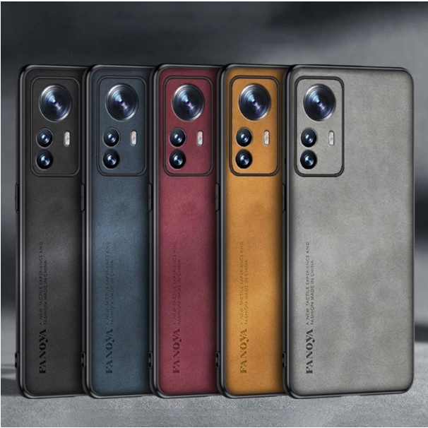 XIAOMI 12 LITE FANOYA PREMIUM NAPPA LEATHER SOFT CASE