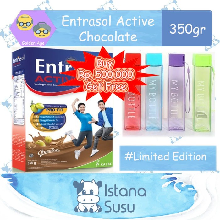 

(BestSeller) ENTRASOL ACTIVE CHOCOLATE 350 GR