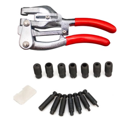 

Jual [READY] Hand-Held Power Punch Kit Carbon Steel Iron Plastic Hole Punch Pliers Puncher Kit For
