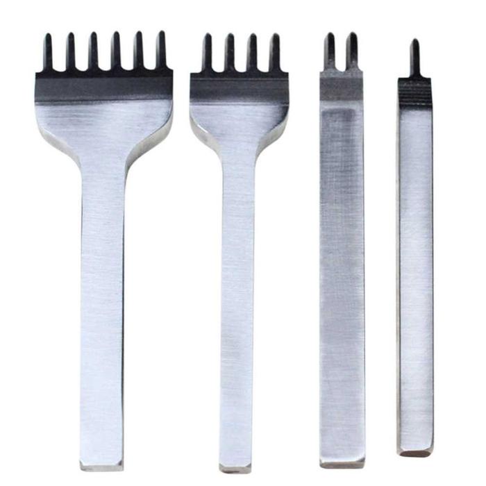 

Jual [READY] Alat DIY Kulit Leathercraft Hole Punches Stitching Tool 1+2+4+6 Prong