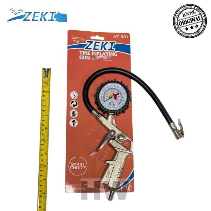 

Jual [READY] Tire Inflating Gun Pompa Alat Pengisi dan Pengukur Angin Zeki AT-001