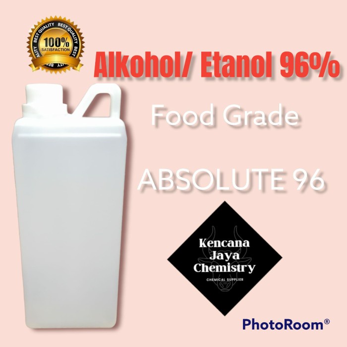 KamiReadySelalu- Alkohol Etanol Food Grade 96% Absolute 96 1 liter