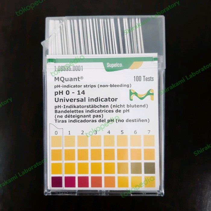 KamiReadySelalu- pH Indikator strip Universal Merck 1.09535.0001 kertas pH