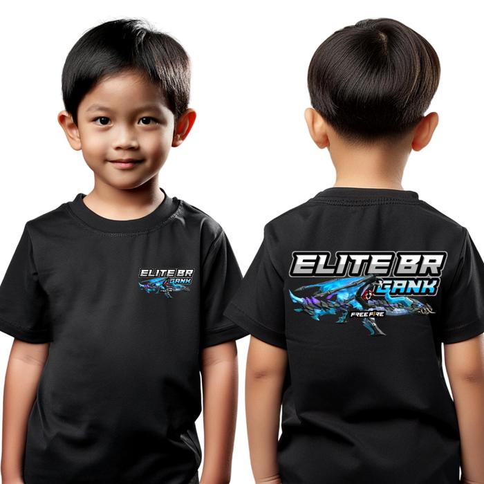 Geraigo- Kaos Anak Elite Br Gank Ak Draco Ff Db Baju Distro Cowok Cewek