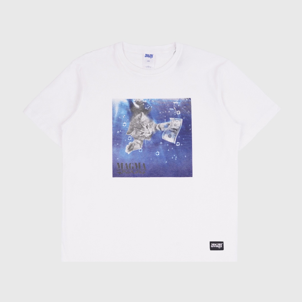 COD-Magma Magma Apparel - Dezires.08 putih | Kaos Traveling Magma Apparel