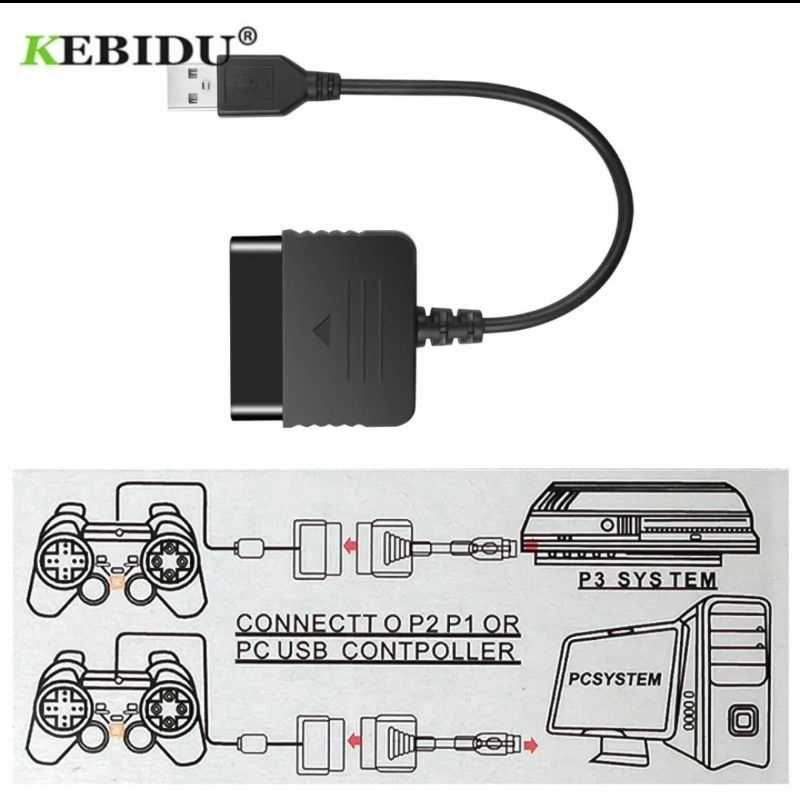 ELEKTRO11- Convertor Single Stik Ps2 Converter Single Stik Ps2 Convertor Stik Ps2 Ke Ps3 Converter