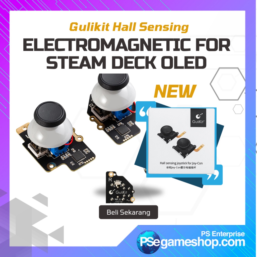 ELEKTRO11- GuliKit Electromagnetic Analog Joystick / Analog joycon Module Gulikit Hall Sensing