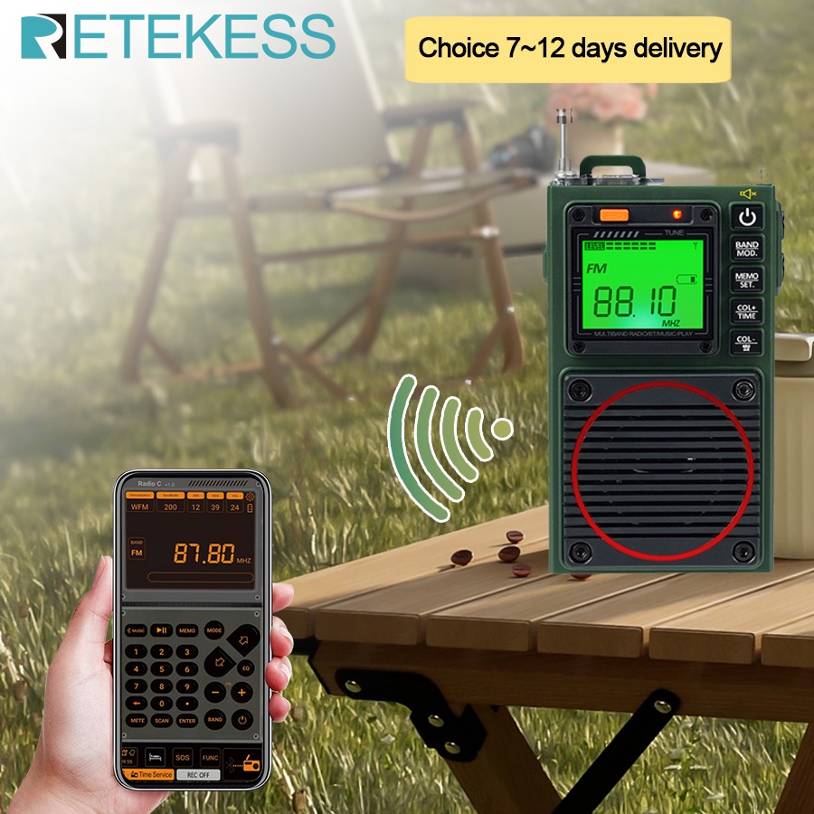 Retekess Tr111 Radio Fm Portable Radios Am Fm Mini Ham Radio Shortwave Emergency Amateur Radio