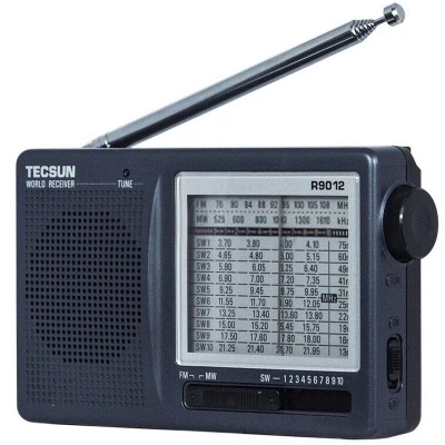 Portable Radio Tecsun R-9012 12 Band Fm/Am/Sw Radio Multiband Radio Receiver Portable Y4122H High