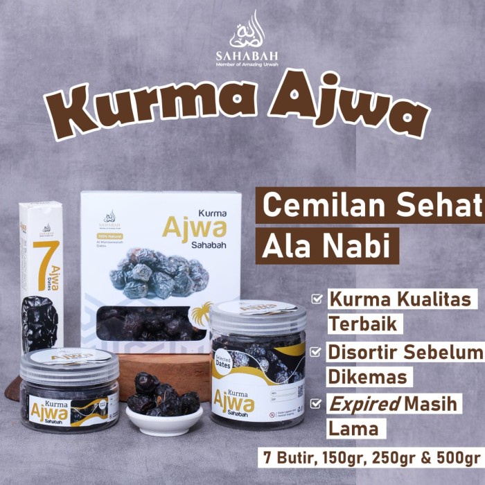 

KURMA AJWA PREMIUM /KURMA AJWA /KURMA NABI /KURMA MADINAH