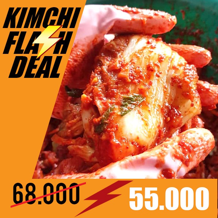 

KIMCHI FLASH DEAL Kimchi sawi kimci halal 1 kg STOK TERBATAS