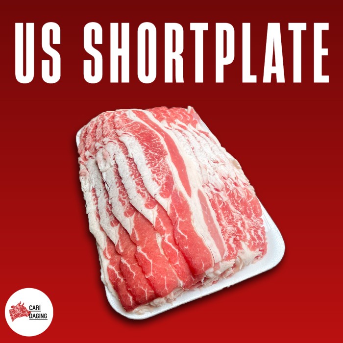 

US Shortplate / Daging US Slice / Beef Yoshinoya 1KG