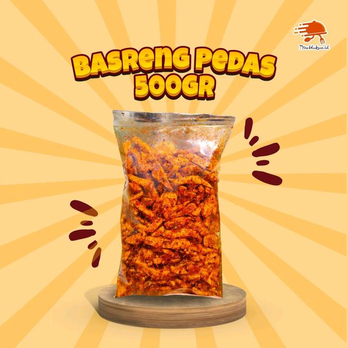 

Basreng pedas daun jeruk kemasan 500gram