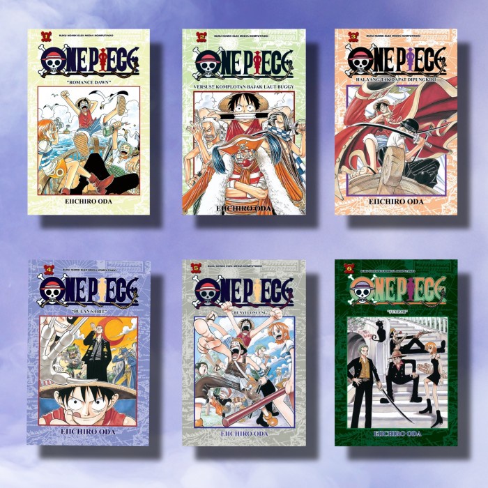 Komik One Piece Vol. 1 2 3 4 5 6 7 8 9 10 11 12 13 14 15 16 17 18 19 20 by Eiichiro Oda